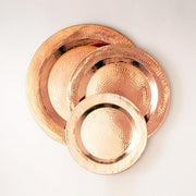 Copper Thessaly Round Platter - detail view