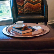 Copper Thessaly Round Platter - alternate angle