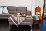 Copper Thessaly Square Platter - lifestyle shot