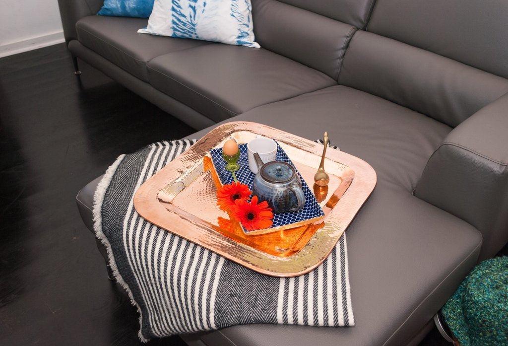 Copper Thessaly Square Platter - packaging