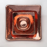 Flat Earth Copper Bowl hammered copper