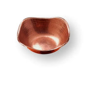 Flat Earth Copper Bowl - lifestyle shot