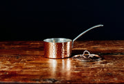 Petite French Copper Butter Pot With Lid - lifestyle shot