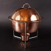 Round Copper Chafing Dish - angle 7