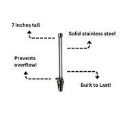 Sertodo Sight Tube Stainless Steel Spigot For Water Dispenser - in use