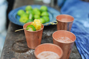 Sharpshooter Copper Shot Cups - in use