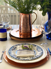 Thessaly 12 Copper Charger Plate - alternate angle