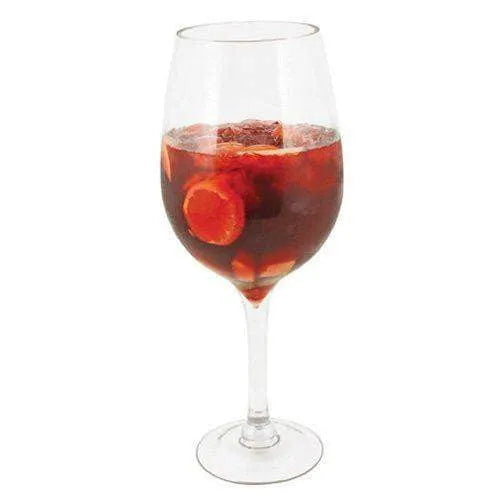 Big Bordeaux Glass Cork Holder by TRUE - alternate angle