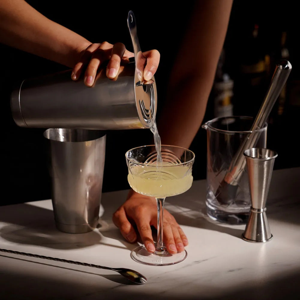 Viski 7-Piece Barware Set in Stainless Steel