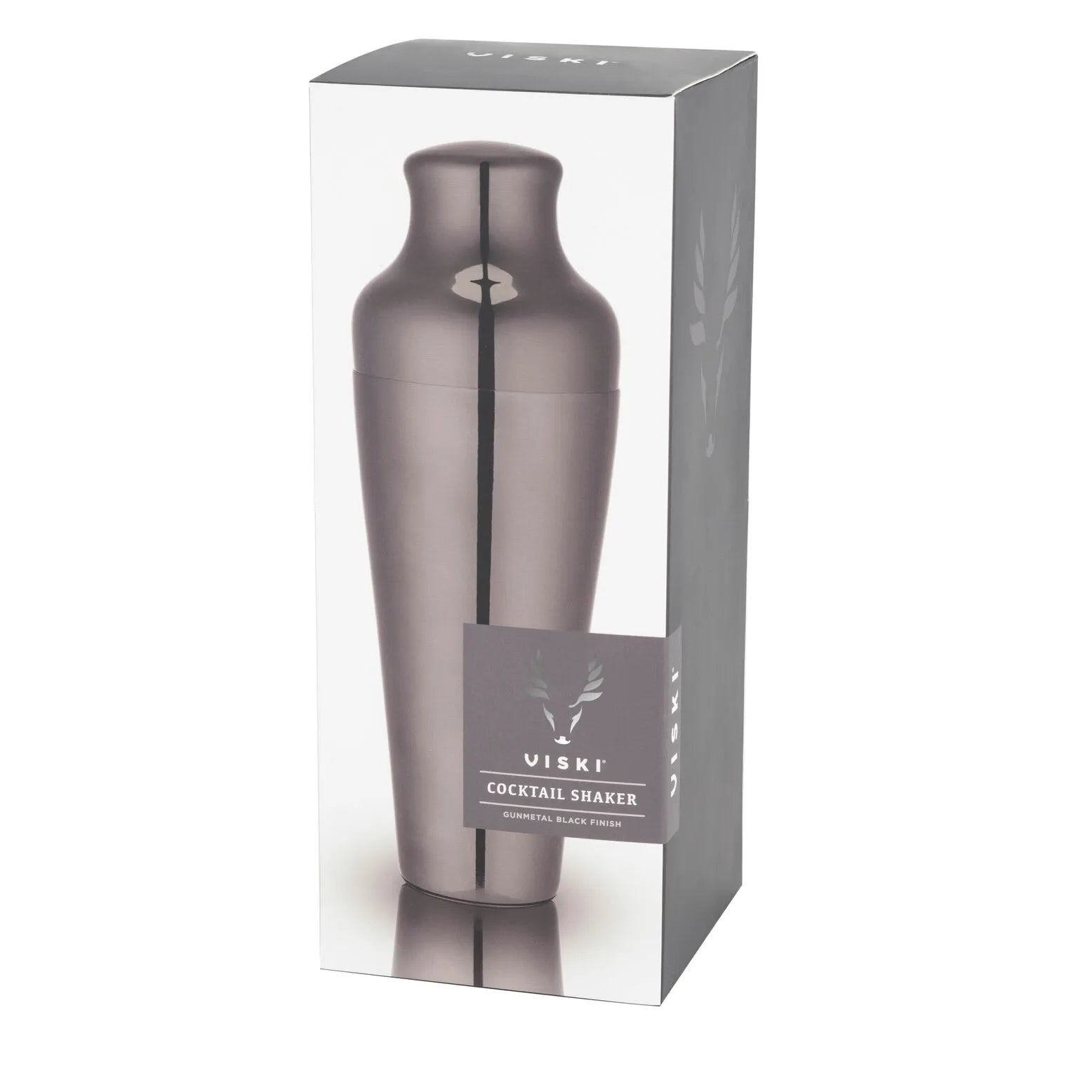 Warren Parisian Cocktail Shaker in Gunmetal by Viski - alternate angle