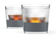 Whiskey FREEZE Cooling Cup in Gray, Set of 2 by HOST - detail view