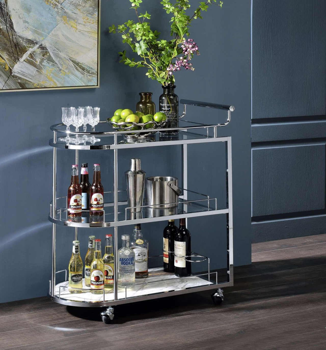 ACME Furniture Inyo Serving Cart - detail view