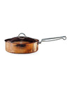 10" Skillet Pan with Lid. with 3 quart capacity - The Bar Warehouse