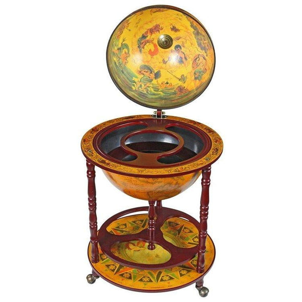 Sixteenth-Century Italian Replica Globe Bar - The Bar Warehouse