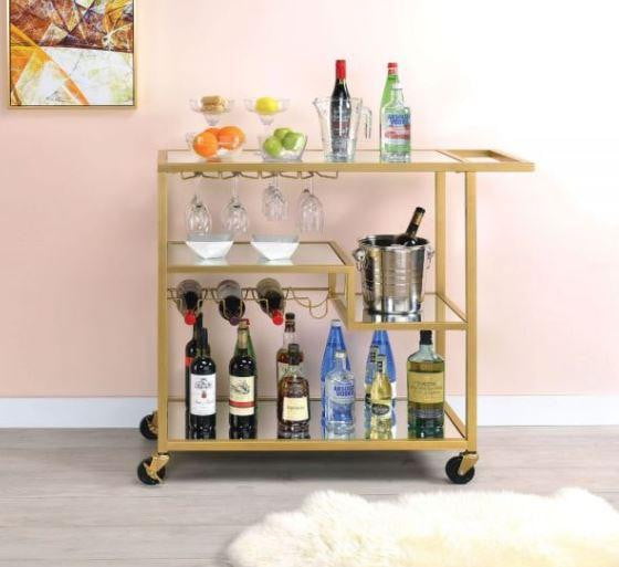 ACME Furniture Adamsen Serving Cart - detail view