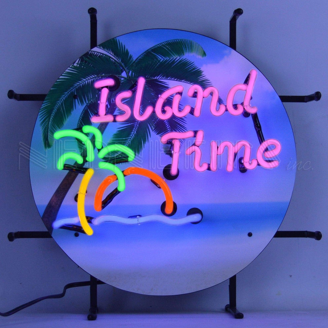 NEONETICS Island Time Junior Neon Sign illuminated neon sign