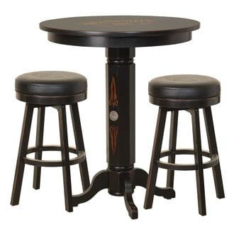 JD Wood Pub Table & Stool Set - TN Charcoal Finish
