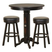 JD Wood Pub Table & Stool Set - TN Charcoal Finish