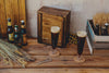 Legacy- Pilsner Beer Glass Gift Set, (Acacia Wood) - The Bar Warehouse