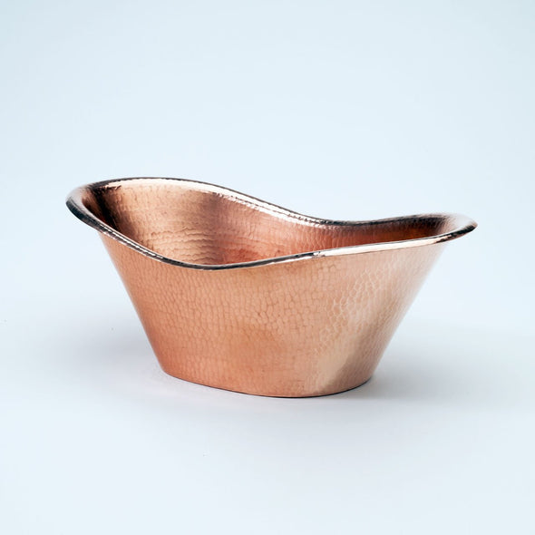 Nile Cradle Oval Copper Ice Bucket - The Bar Warehouse