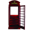 RAM GAME ROOM OLD ENGLISH TELEPHONE BOOTH BAR CABINET - The Bar Warehouse