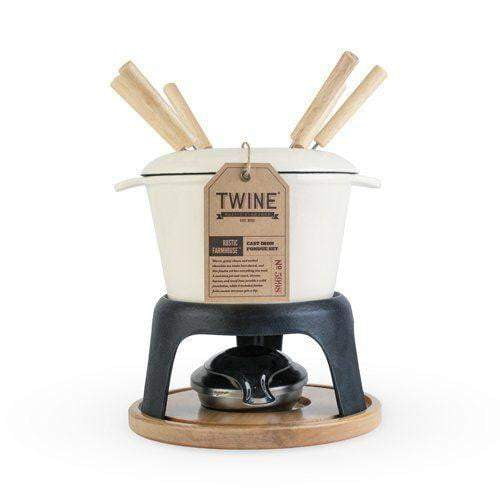 Cast Iron Fondue Set By Twine - alternate angle