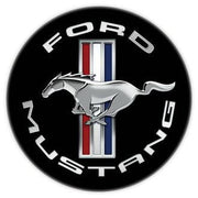 Ford Mustang Bar Stool with Backrest - detail view