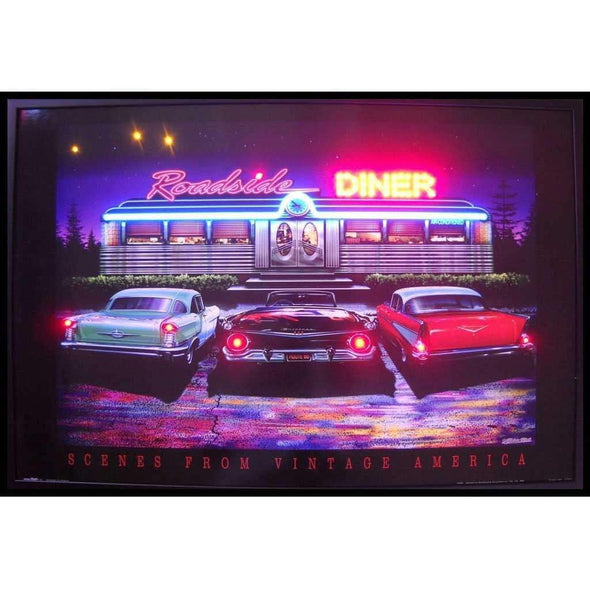 NEONETICS ROADSIDE DINER NEON/LED PICTURE - The Bar Warehouse