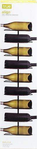 Align Wall-Mounted 9-Bottle Wine Rack by TRUE - detail view