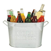 Cold Drinks Galvanized Metal Tub by Twine - hero view