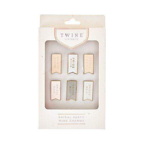 BRIDAL PARTY WINE CHARM SET BY TWINE - The Bar Warehouse