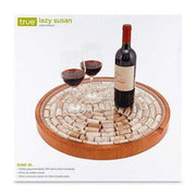 Lazy Susan Cork Display by True - alternate angle