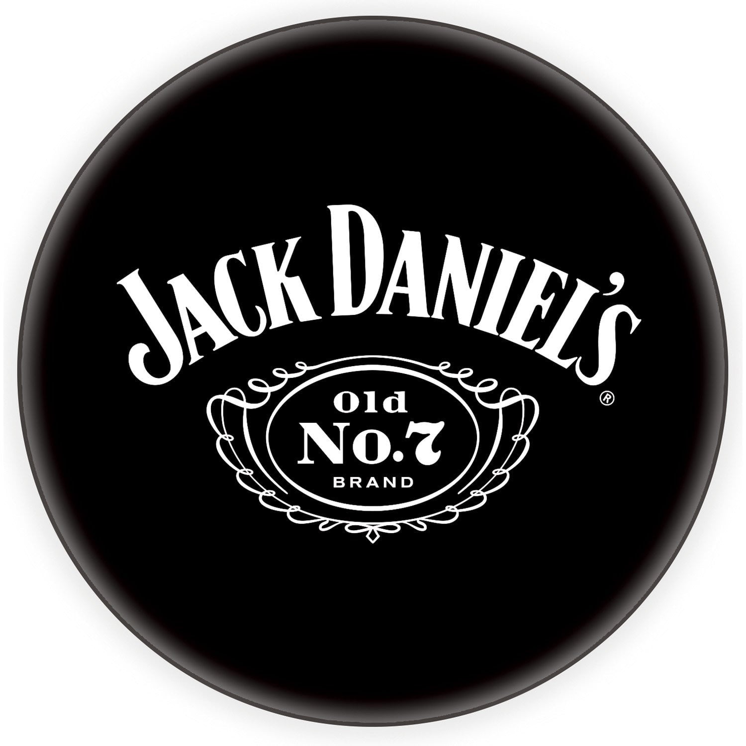 Jack Daniel's Bar Stool w/ Backrest - detail view