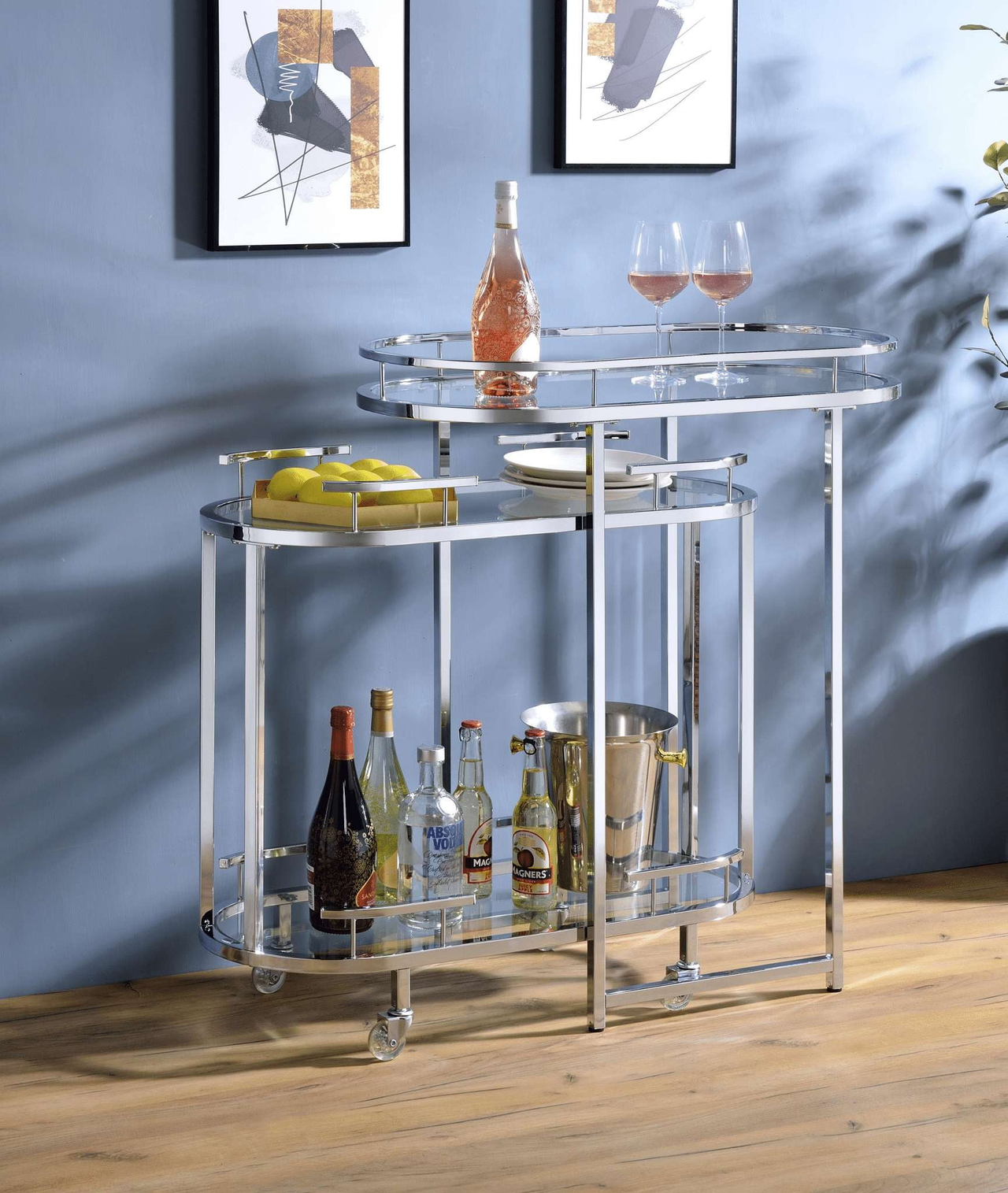 ACME Furniture Piffo Serving Cart - detail view