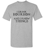 Whiskey T Shirt - I Drink Bourbon & I Know Things - angle 11