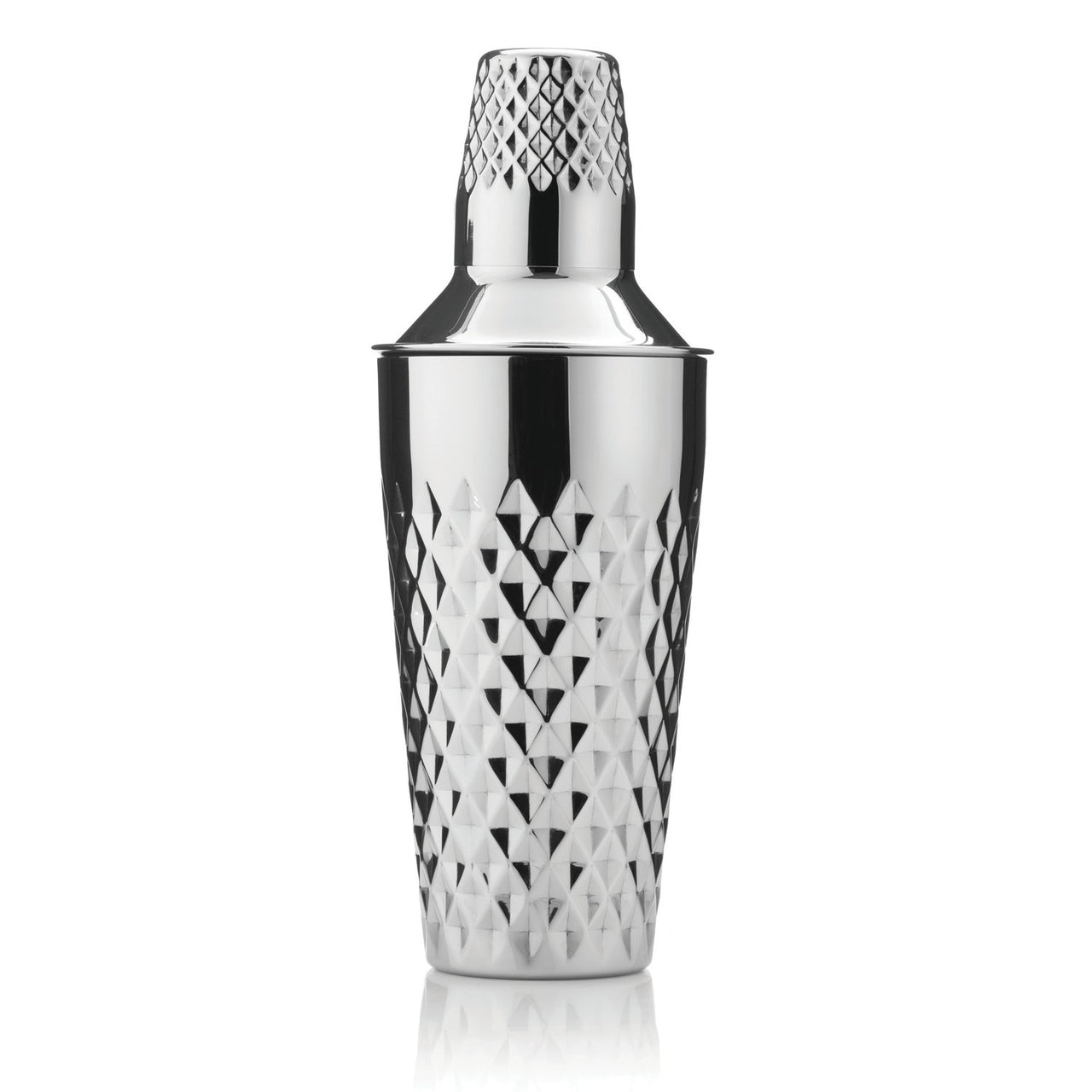 Irving Faceted Cocktail Shaker in Stainless Steel by Viski barware