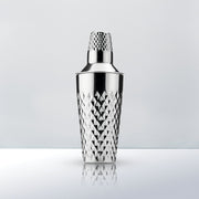 Irving Faceted Cocktail Shaker in Stainless Steel by Viski - alternate angle