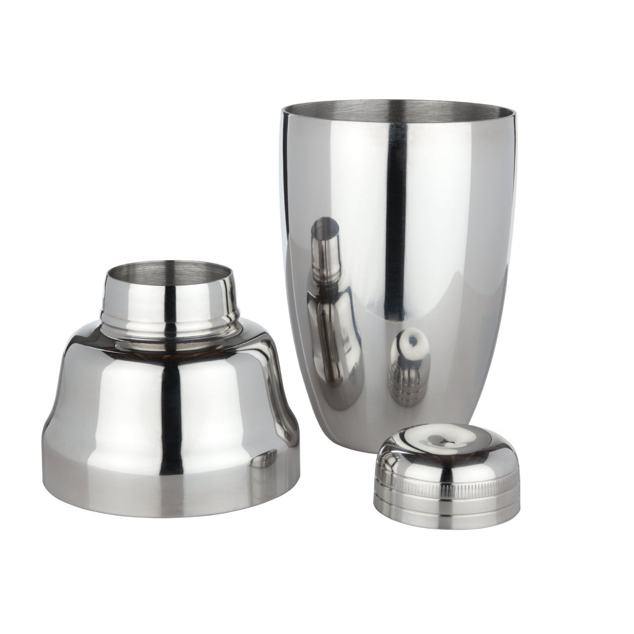 Harrison Heavyweight Cocktail Shaker in Stainless Steel by Viski Professional - detail view