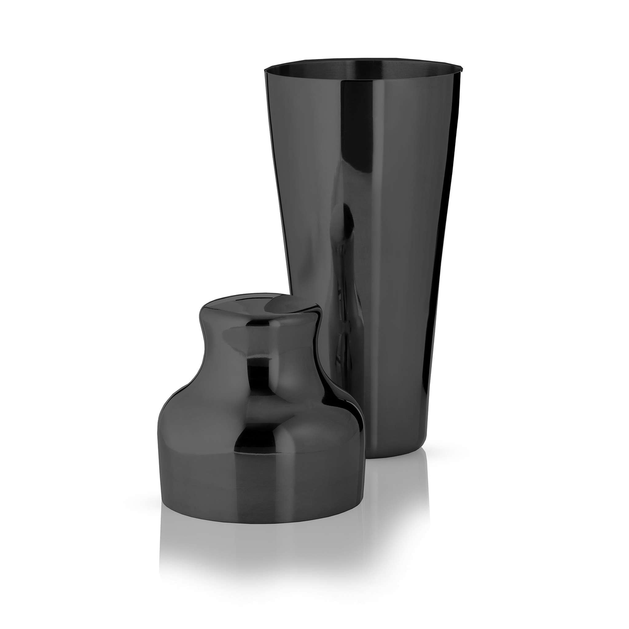 Warren Parisian Cocktail Shaker in Gunmetal by Viski - detail view