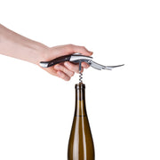 Admiral Oversized Double Hinged Corkscrew with Ebony Wood Inlay by Viski - alternate angle