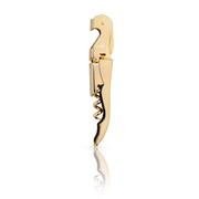 Belmont Signature Double Hinged Corkscrew in Gold by Viski - alternate angle