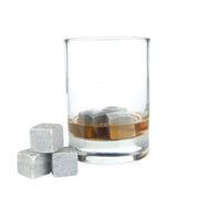Glacier Rocks Soapstone Cubes, Set of 6 by Viski barware