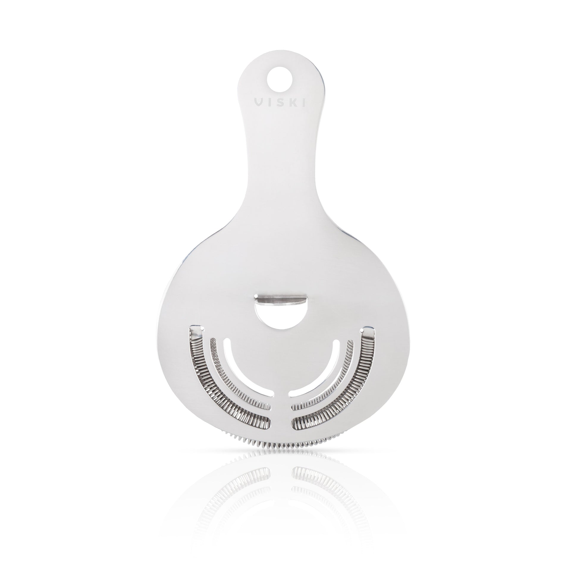 Cocktail Strainer - Hawthorne Stainless Steel by Viski - detail view