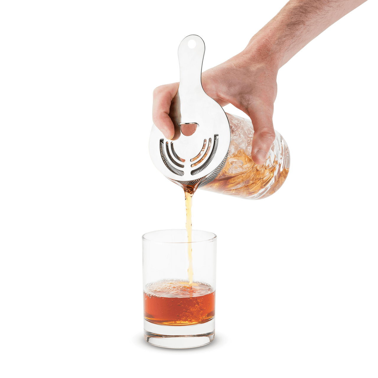Cocktail Strainer - Hawthorne Stainless Steel by Viski - alternate angle