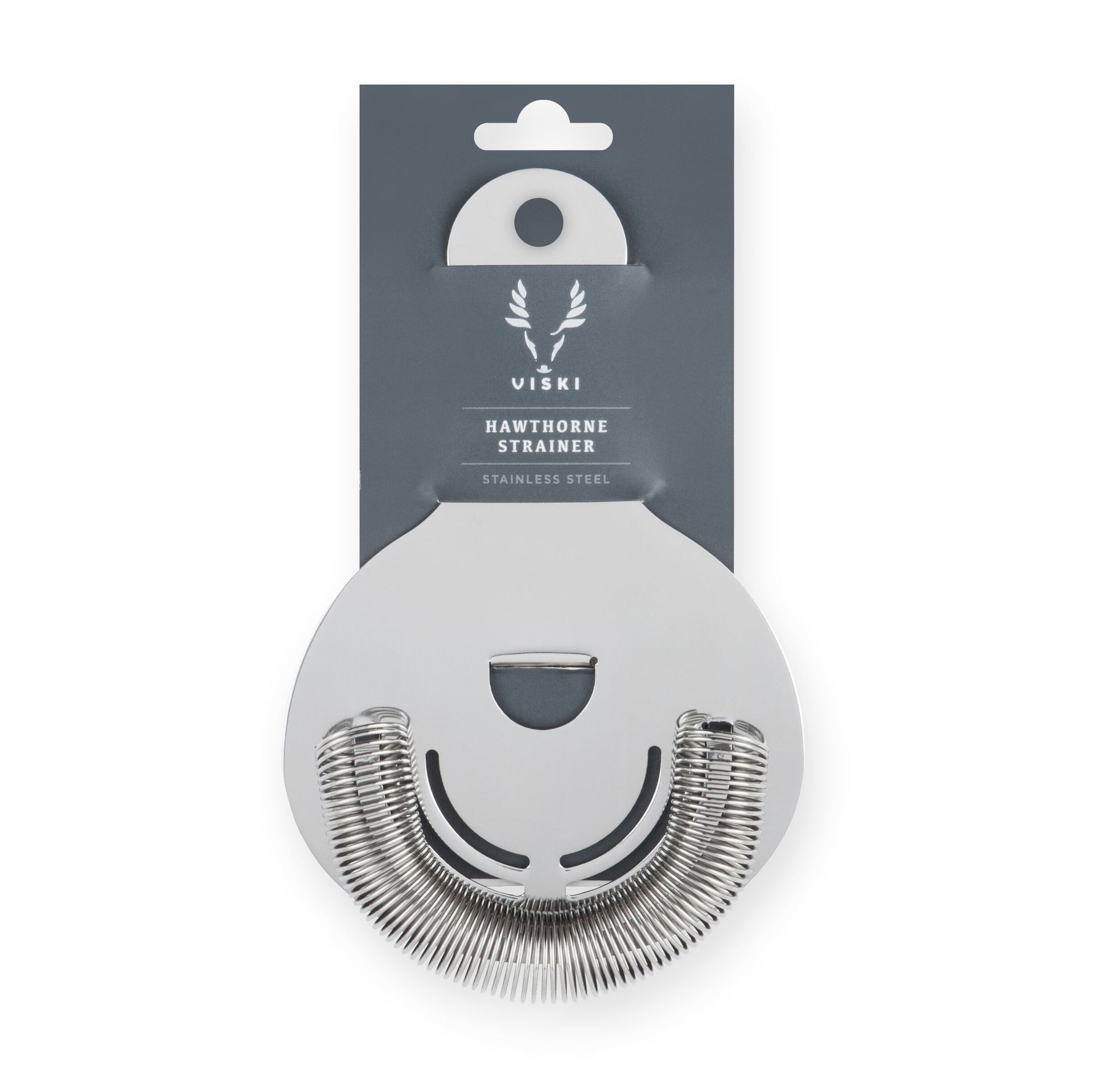 Cocktail Strainer - Hawthorne Stainless Steel by Viski - in use