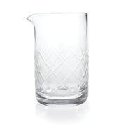 Professional Crystal Mixing Glass by Viski - detail view