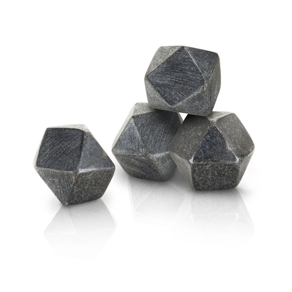 Barware - Whiskey Stones - Hexagonal Ice Cubes By Viski (Set Of 4)