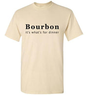 Whiskey T Shirt - Bourbon It's What's For Dinner - angle 10