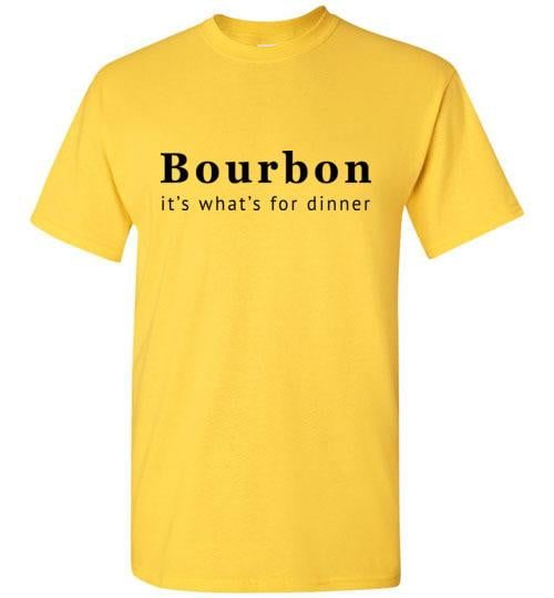 Whiskey T Shirt - Bourbon It's What's For Dinner - lifestyle shot