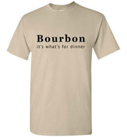 Whiskey T Shirt - Bourbon It's What's For Dinner - angle 11
